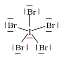 Vzorec s doplněnými elektronovými páry na centrálním(ch) atomu(ech)